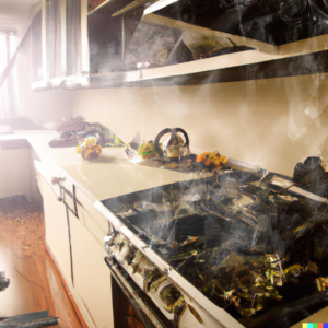 Home Smoke Damage Kitchen